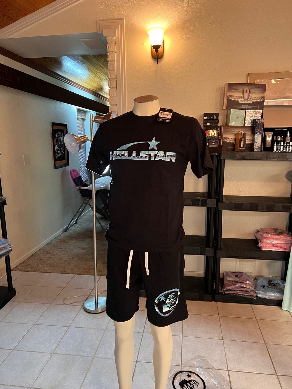 Men’s Hellstar short/shirt sets XL